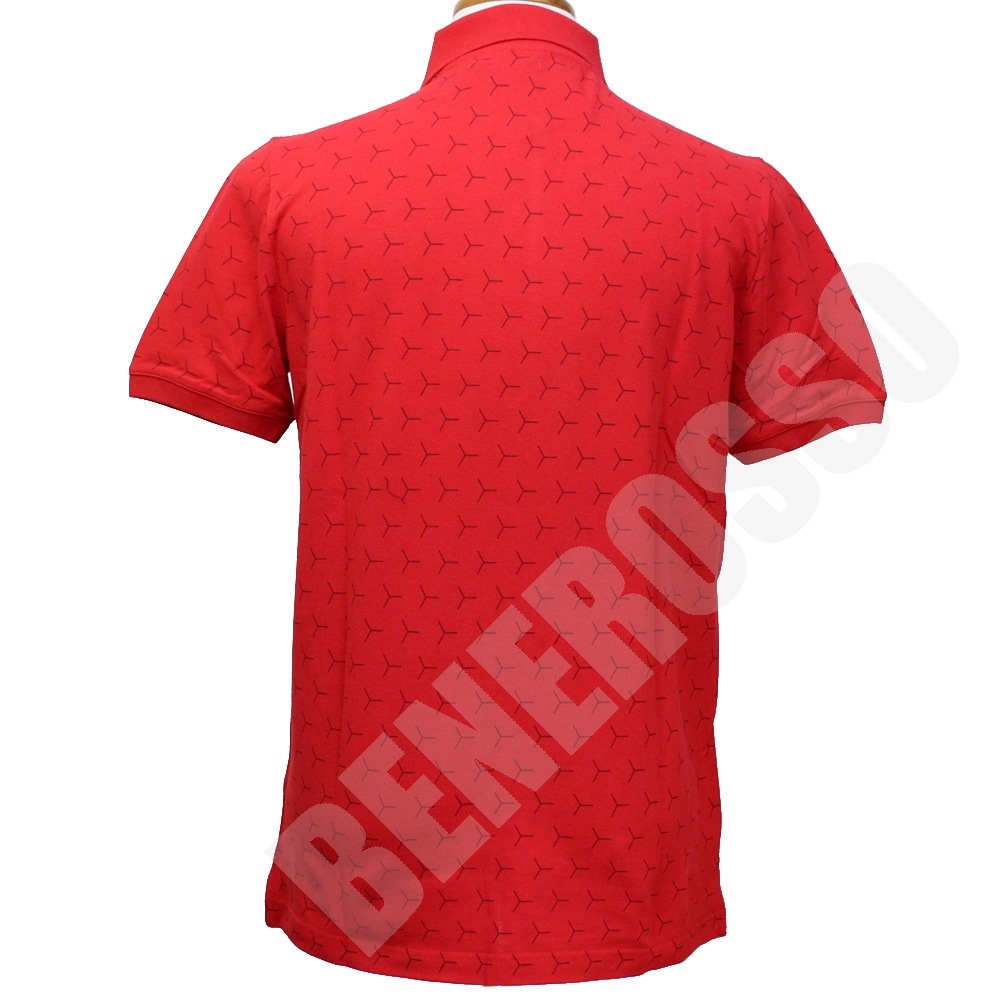 ランボルギーニ メンズ Yパターン ポロ レッド 9011084CCR051 
