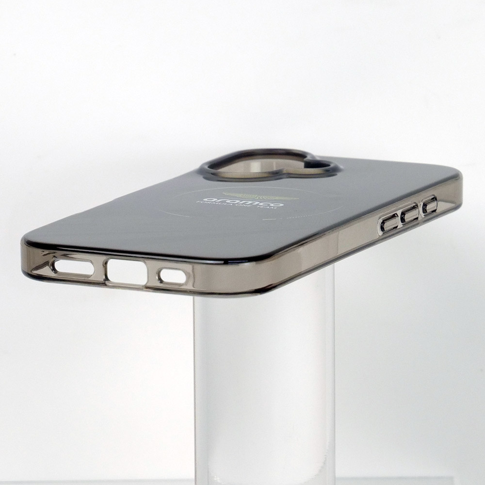 アストンマーチン アラムコ F1チーム iPhone17 IML バックカバー F1カー/ロゴ ブラック マグセーフ対応 ARHMP17SUF1K