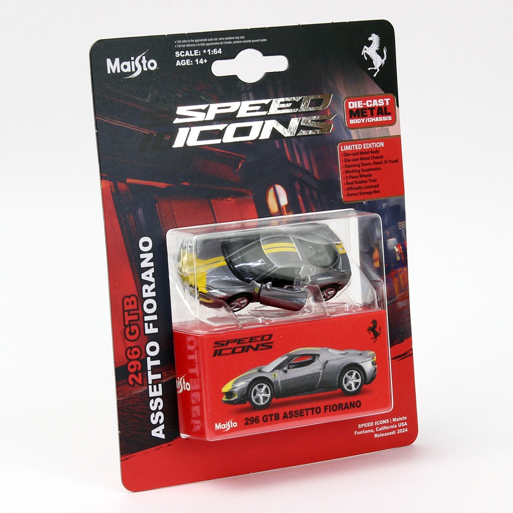 Maisto 1/64スケール SPEED ICONS フェラーリ 296 GTB アセット