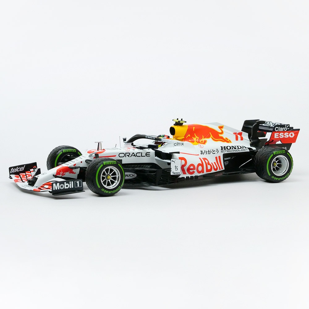 MINICHAMPS 1/18スケール レッドブル レーシング ホンダ RB16B S.ペレス 2021年 トルコGP 3位入賞（ありがとうHONDAカラー）110211611