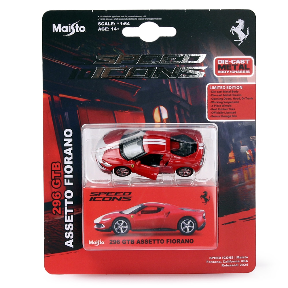 Maisto 1/64スケール SPEED ICONS フェラーリ 296 GTB アセット