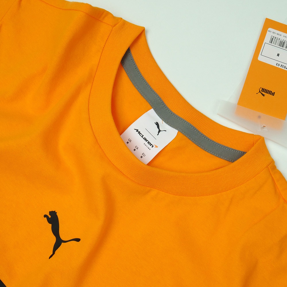 PUMA マクラーレン ビッグロゴ Tシャツ 2026 オレンジ 637532-03
