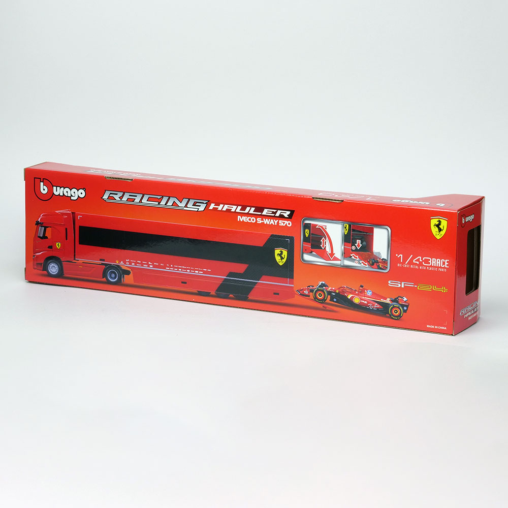 Bburago 1/43 イベコ S-Way 570 キャブ & トレーラー/SF-24 ＃16 C