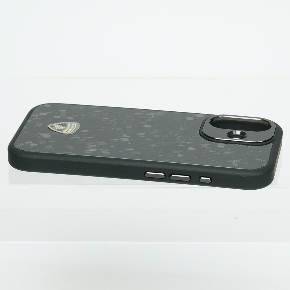 ランボルギーニ iPhone 16 マグセーフ リアルカーボン バックカバー