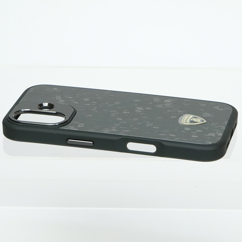 ランボルギーニ iPhone 16 マグセーフ リアルカーボン バックカバー