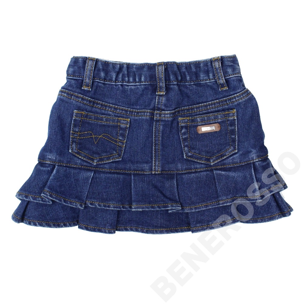 フェラーリ ガールズ デニム スカート 2才 デニムブルー