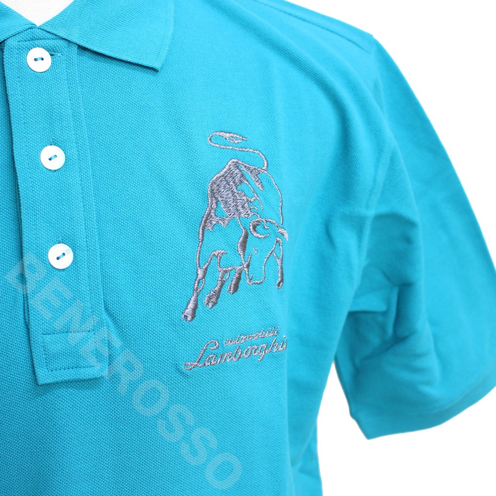 ランボルギーニ メンズ スペシャル エディション Bull LXIII ポロ ピーコックグリーン 9011538CCU154