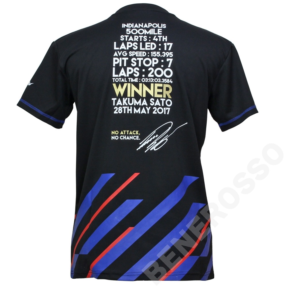 佐藤琢磨 インディ500 優勝記念 Tシャツ TS1709 
