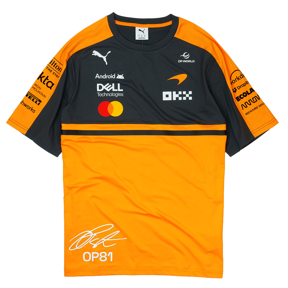 PUMA マクラーレン F1チーム O.ピアストリ Tシャツ 2026 オレンジ