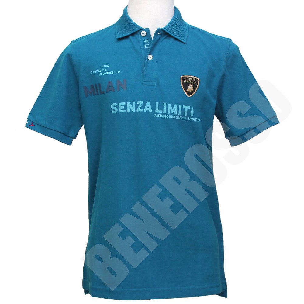 ランボルギーニ メンズ Milan ポロ オーシャンブルー 9011539CCU156 
