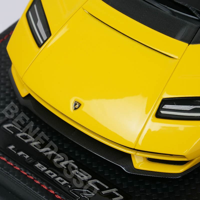 MRコレクション 1/18スケール ランボルギーニ カウンタック LPI800-4 Giallo LAMBO052C