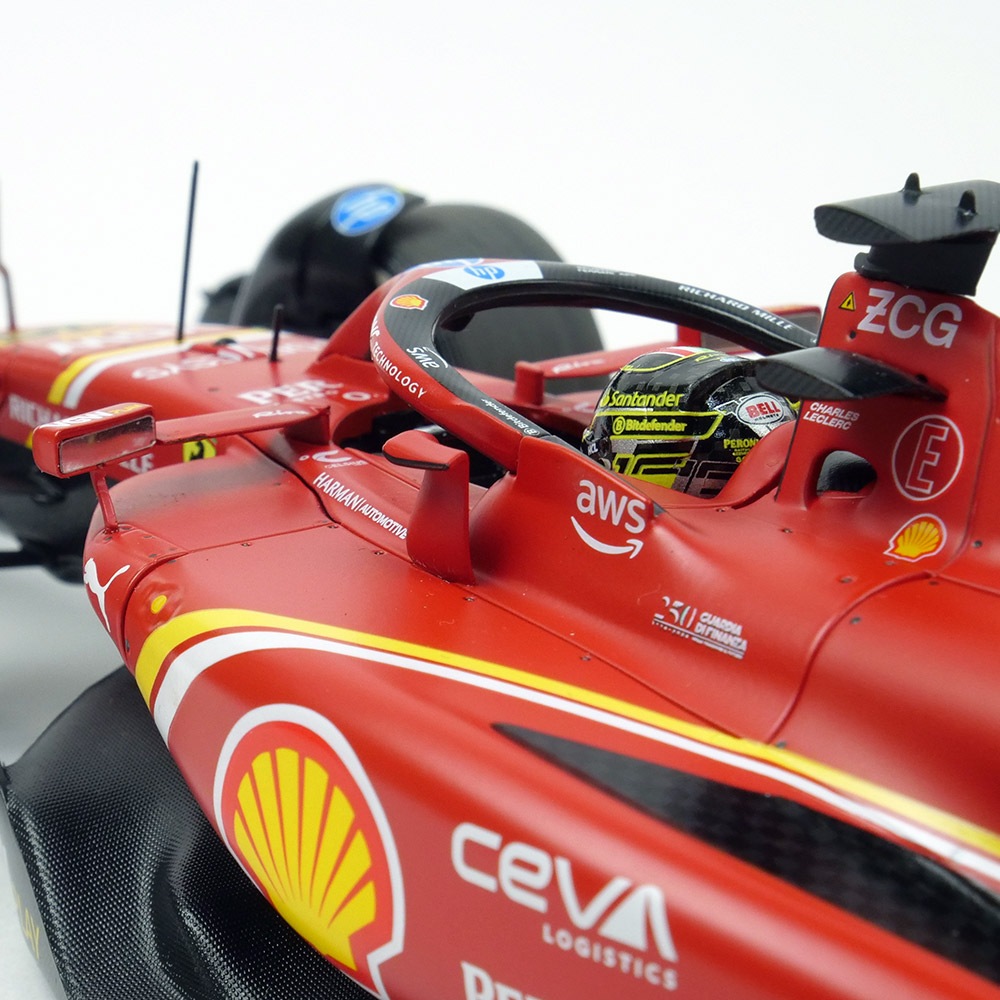 BBR MODELS 1/18スケール フェラーリ SF-24 C.ルクレール イタリアGP