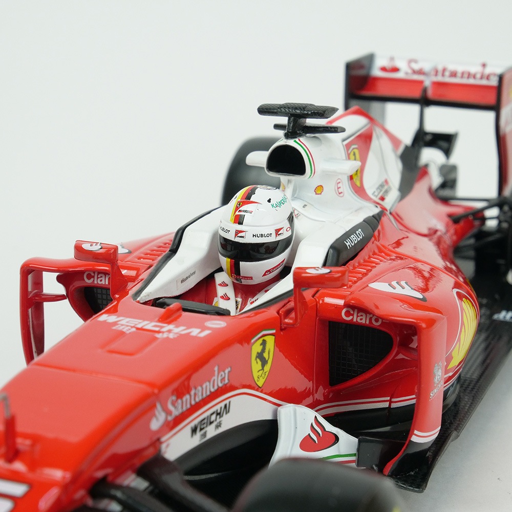 Bburago 1/18スケール フェラーリ SF16-H S.ベッテル 2016年モデル BRG-18-16802SV