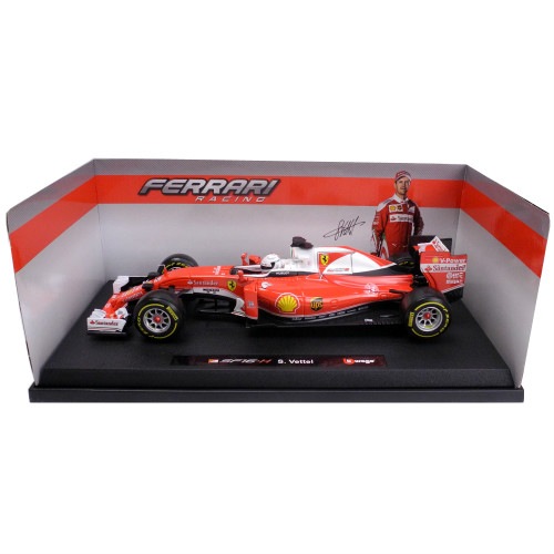Bburago 1/18スケール フェラーリ SF16-H S.ベッテル 2016年モデル BRG-18-16802SV