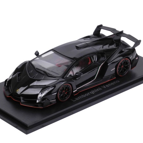 アウトレット】京商 1/43 ランボルギーニ ヴェネーノ (ブラック/レッド