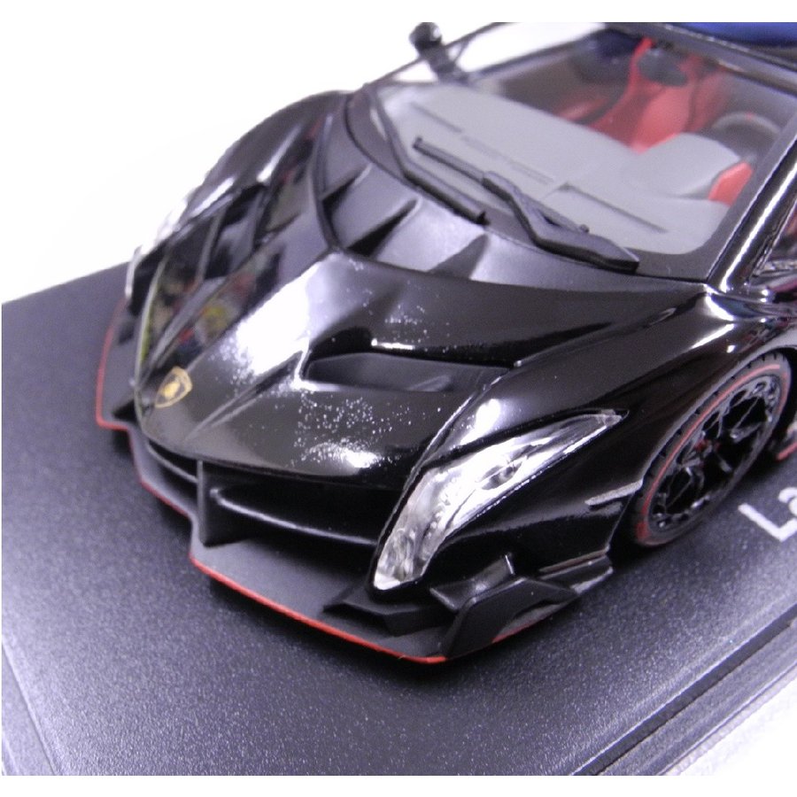 アウトレット】京商 1/43 ランボルギーニ ヴェネーノ (ブラック/レッド