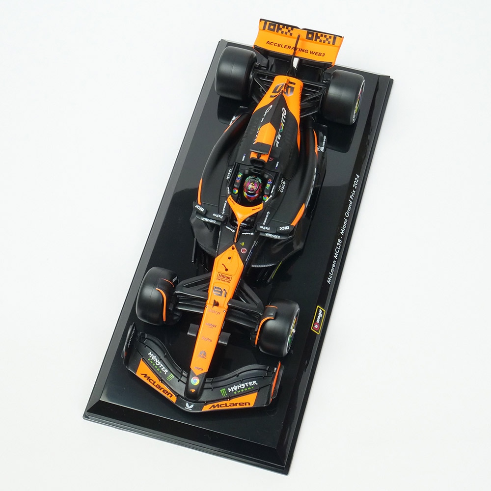 ブラーゴ F1 1/24 マクラーレン MCL38 ケース付 ピアストリ Amazon | Bburago 1/24 マクラーレン F1 チーム MCL38 (2024) No
