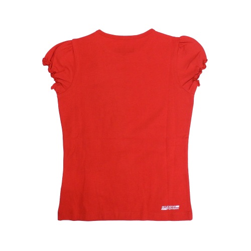 フェラーリ ガールズ スクデット グリッダー Tシャツ レッド 
