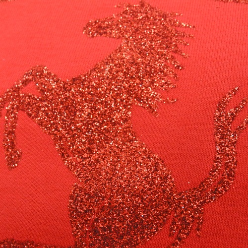 フェラーリ ガールズ スクデット グリッダー Tシャツ レッド 