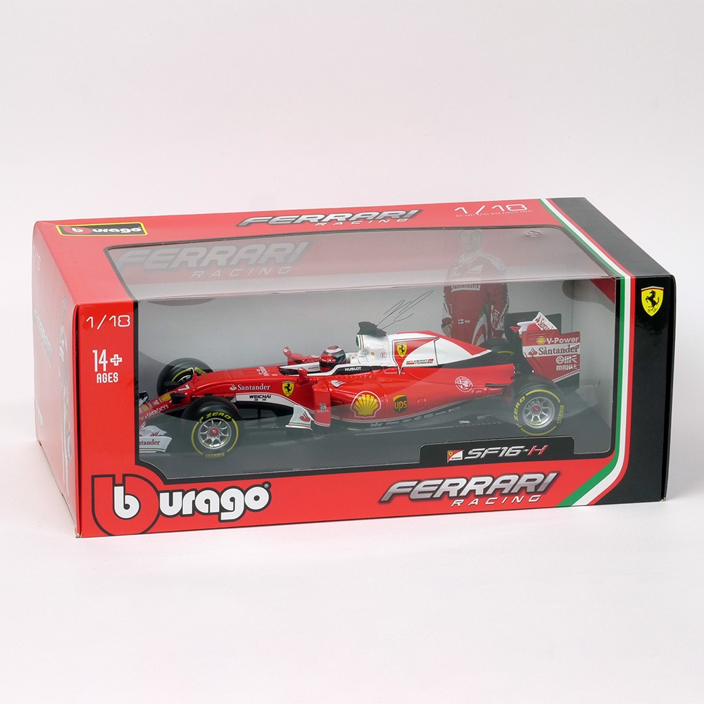 Bburago 1/18スケール フェラーリ SF16-H K.ライコネン 2016年モデル BRG-18-16802KR