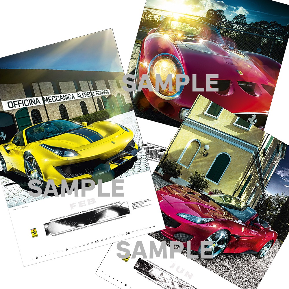 フェラーリ オフィシャル カレンダー 2020 FERRARI MYTH RAUPP 2020 MYTH【宅配便大型】