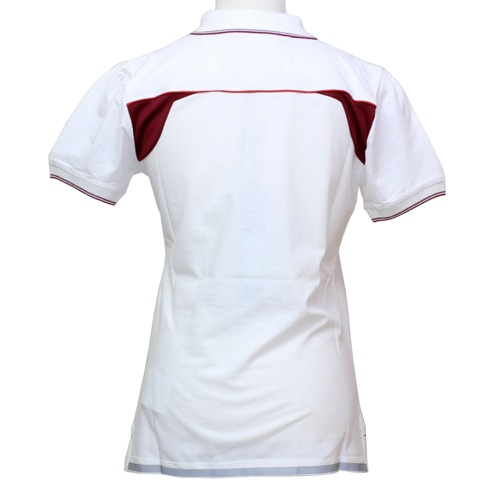 【アウトレット】フェラーリ レディース カリフォルニア-Ｔ ポロ ホワイト/レッド Lサイズ 【返品・交換対象外】