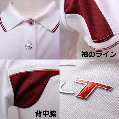 【アウトレット】フェラーリ レディース カリフォルニア-Ｔ ポロ ホワイト/レッド Lサイズ 【返品・交換対象外】