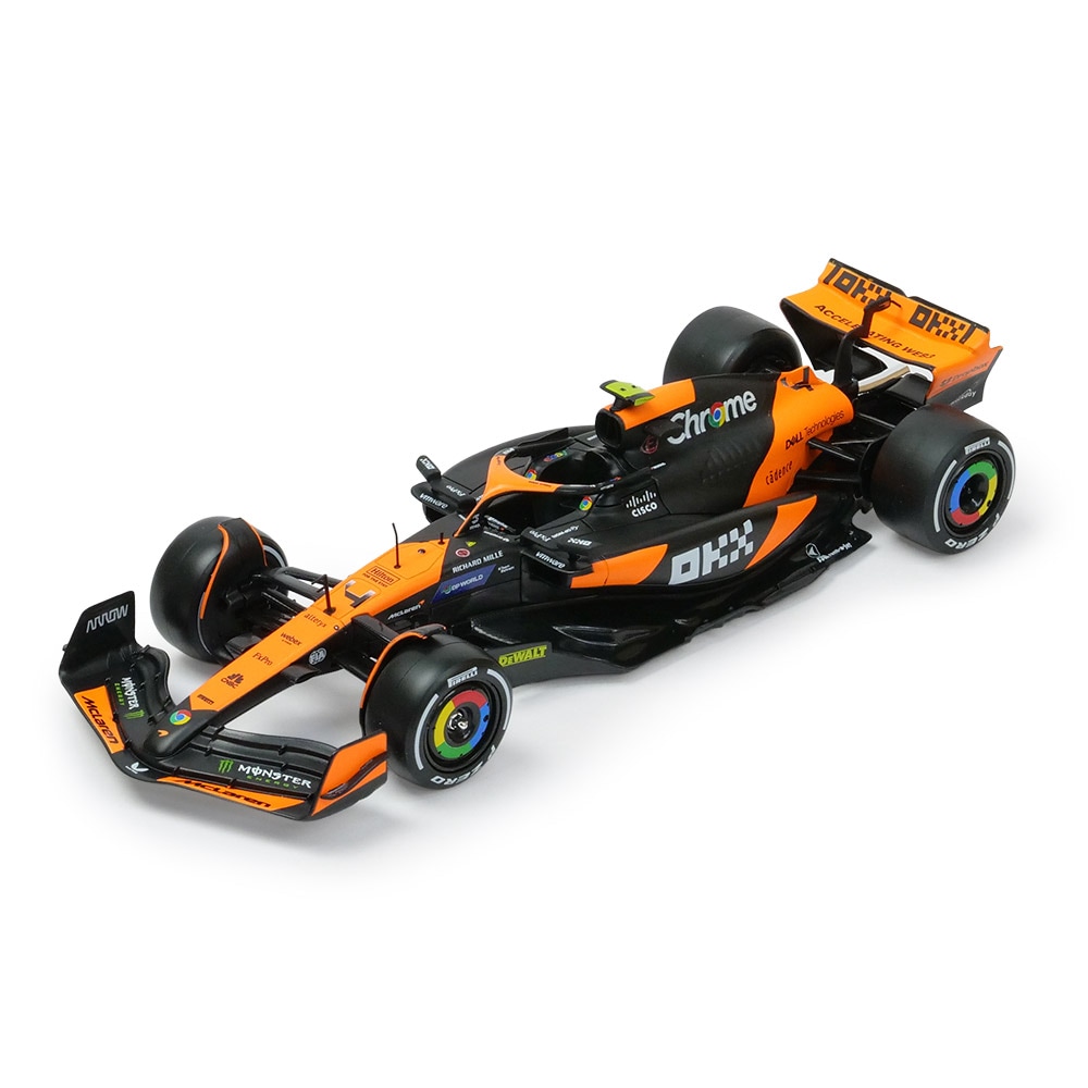 Bburago 1/24スケール マクラーレン F1 チーム MCL38 2024 #4 L