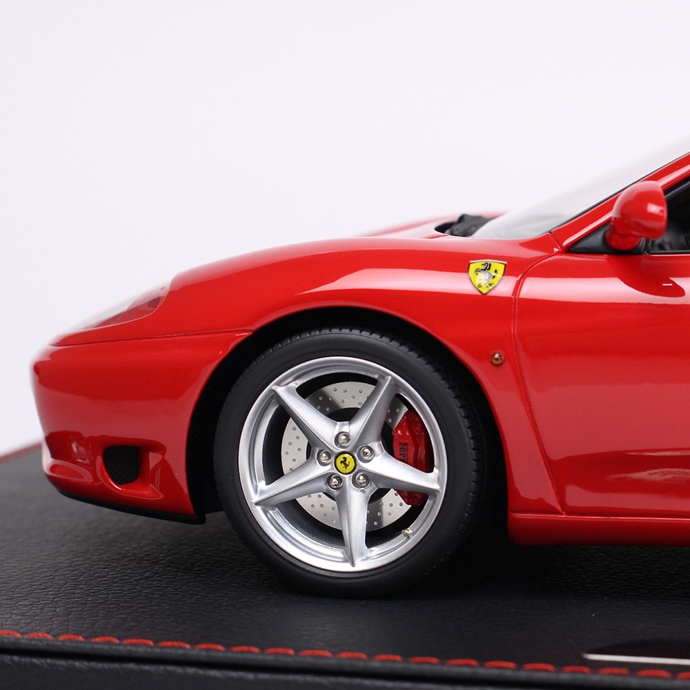 BBR MODELS 1/18スケール フェラーリ 360 モデナ スパイダー オートマティックギア ロッソコルサ - ベージュ （ケース付） P18232AV