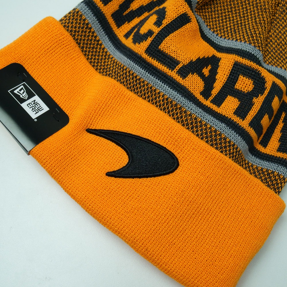 マクラーレン F1 チーム NewEra チーム ビーニー 2025 オレンジ