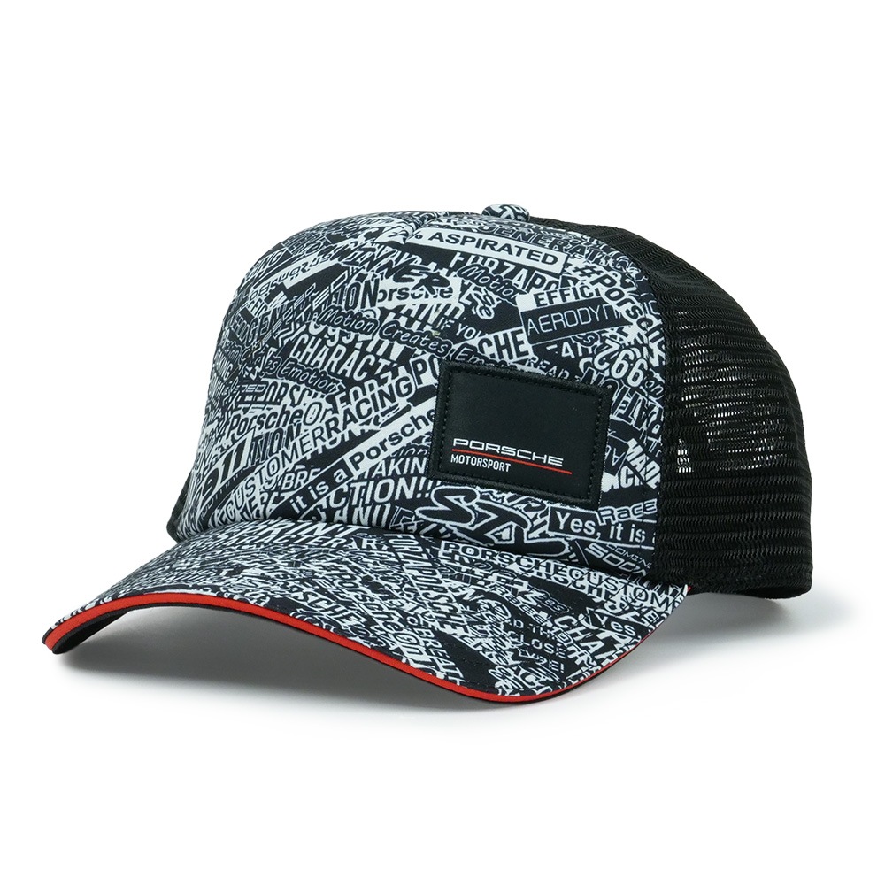 Porsche Motorsport AOP トラッカー キャップ 2026 ブラック 701227729