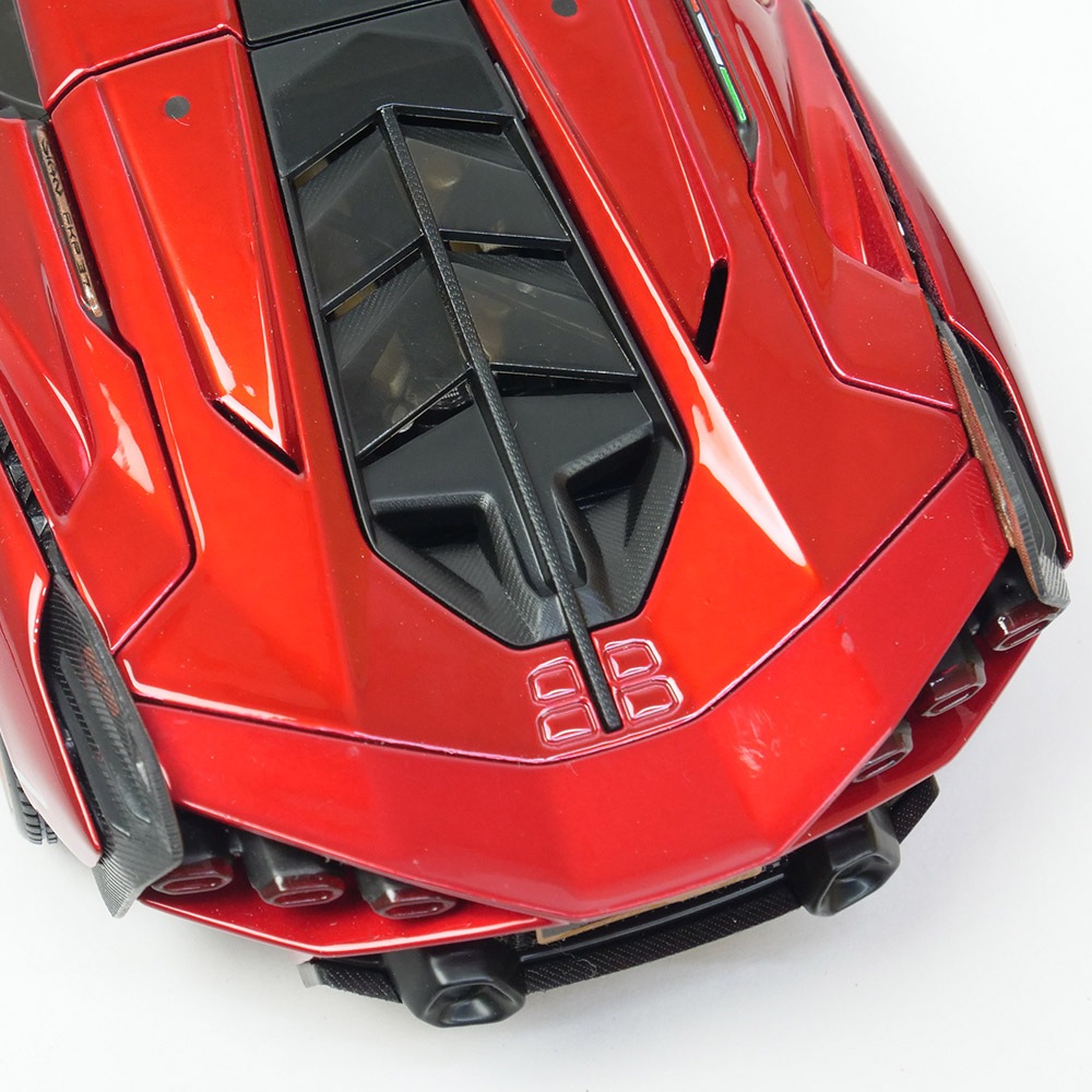 Bburago 1/24スケール ランボルギーニ シアン FKP37 レッド BUR21099R1