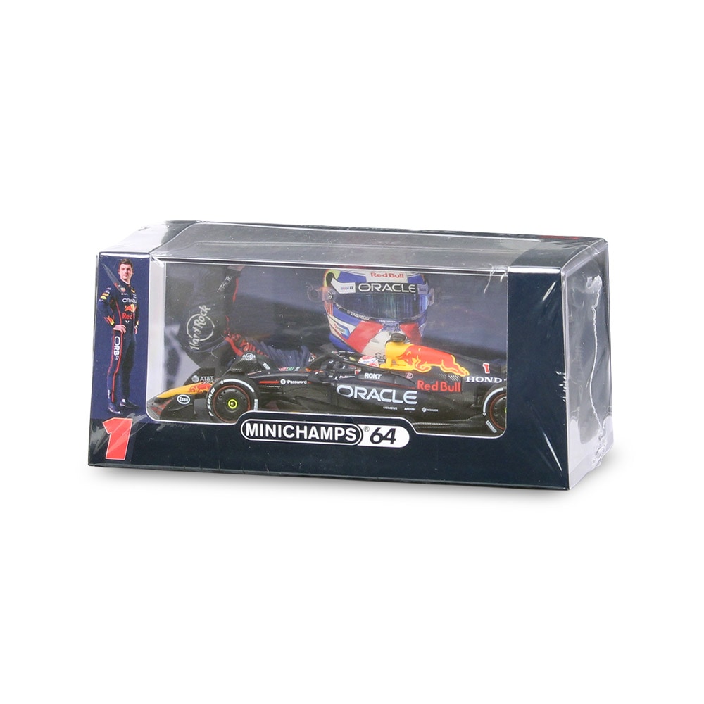 MINICHAMPS 1/64スケール オラクル レッド ブル レーシング RB21 M.フェルスタッペン エミリア･ロマーニャGP 2025 ウィナー ネイビー 640250701