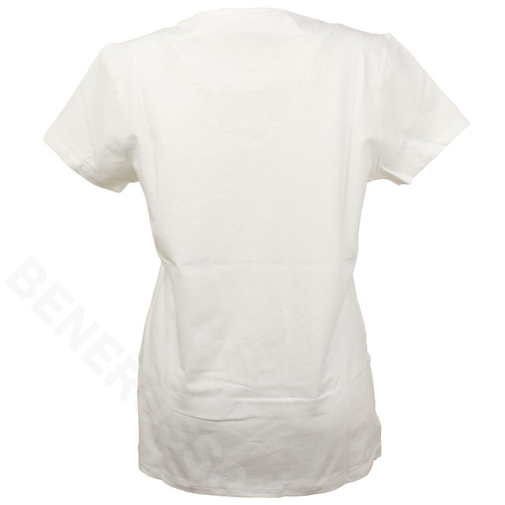 フェラーリ レディース クラシック Vネック Tee オフホワイト