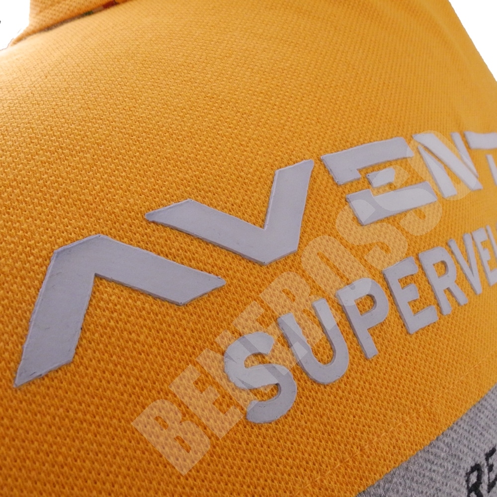 ランボルギーニ メンズ アヴェンタドール ロードスター ポロ イエロー/ホワイト 9011543CCY043 