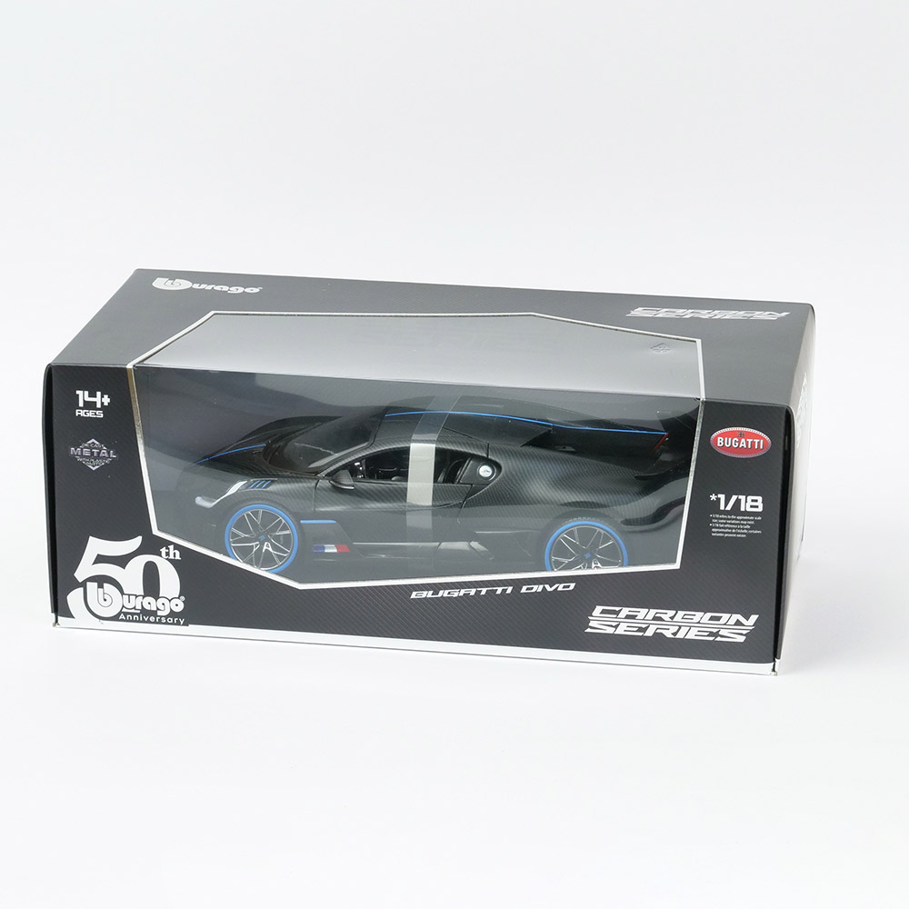 Bburago 1/18スケール ブガッティ ディーヴォ ブラック (ブラゴ 50th