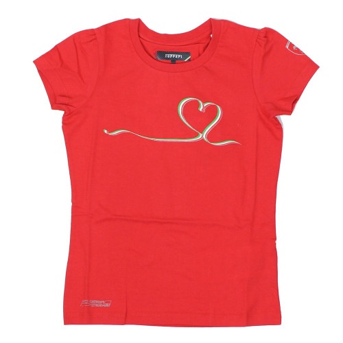 フェラーリ ガールズ Loving スクーデリア フェラーリ Tシャツ レッド