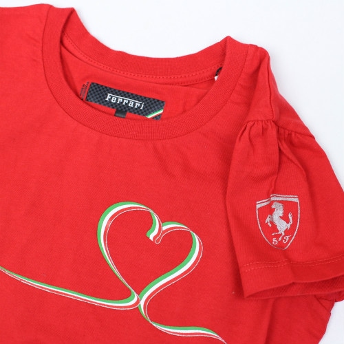フェラーリ ガールズ Loving スクーデリア フェラーリ Tシャツ レッド