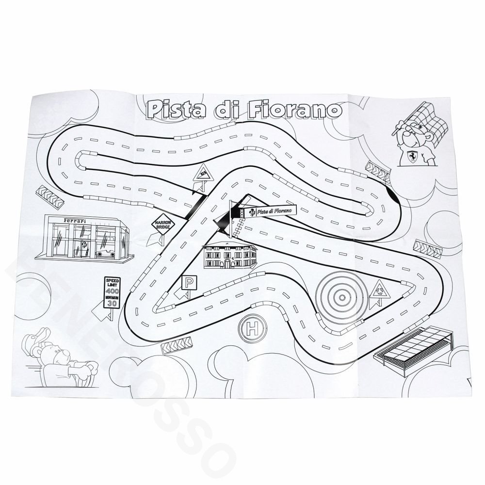 フェラーリ 塗り絵 CAR SFT-21317