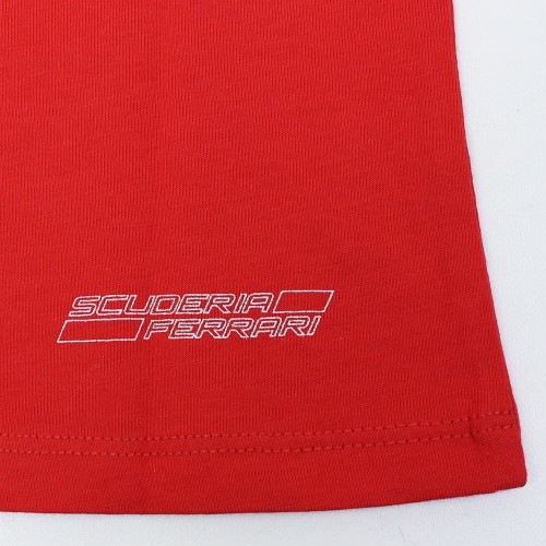 フェラーリ ガールズ シールド Tシャツ レッド