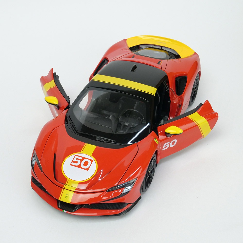 ブラーゴ 1/18 フェラーリ SF90 ストラダーレ アセット フィオラノ ブラゴ 1/18 SF90 ストラダーレ アセット フィオラノ レッド