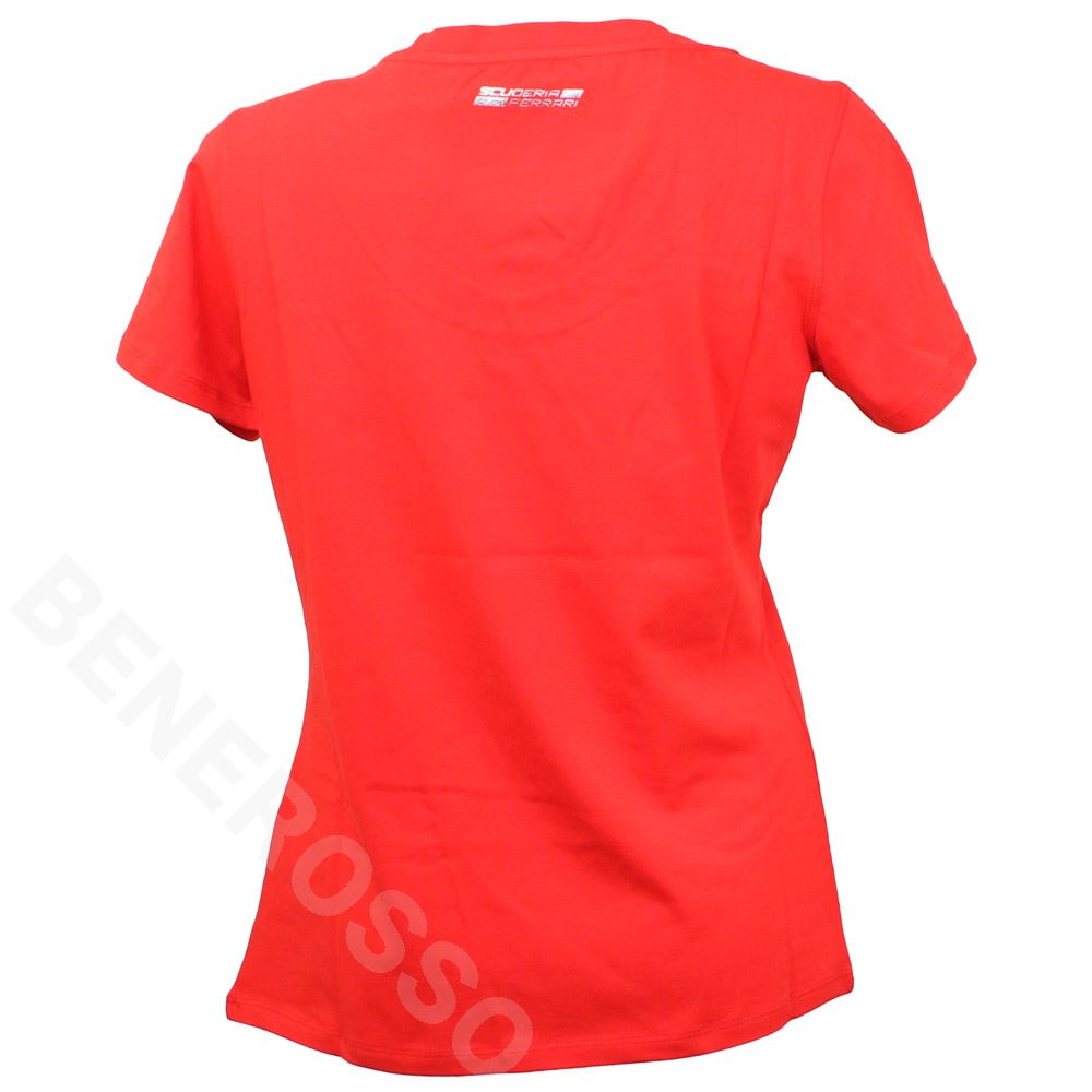 フェラーリ レディース ビッグ スクデット Tee レッド