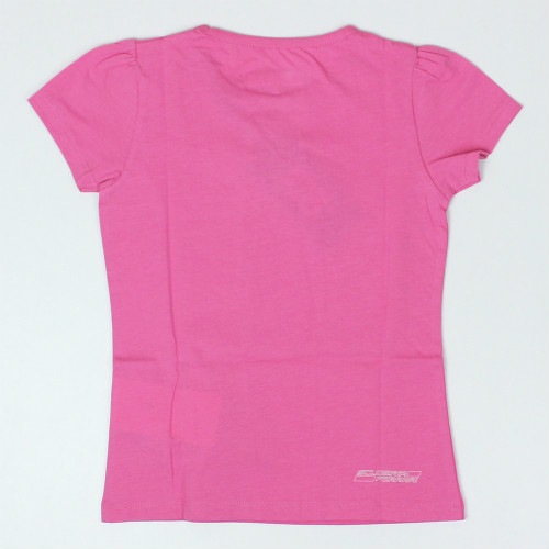 フェラーリ ガールズ シールド Tシャツ ピンク