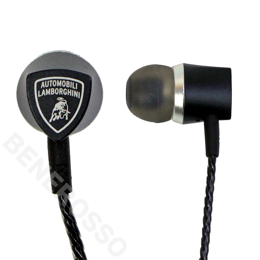 ランボルギーニ イヤホン アルミニウム ブラック LB-IEP-HU/I06
