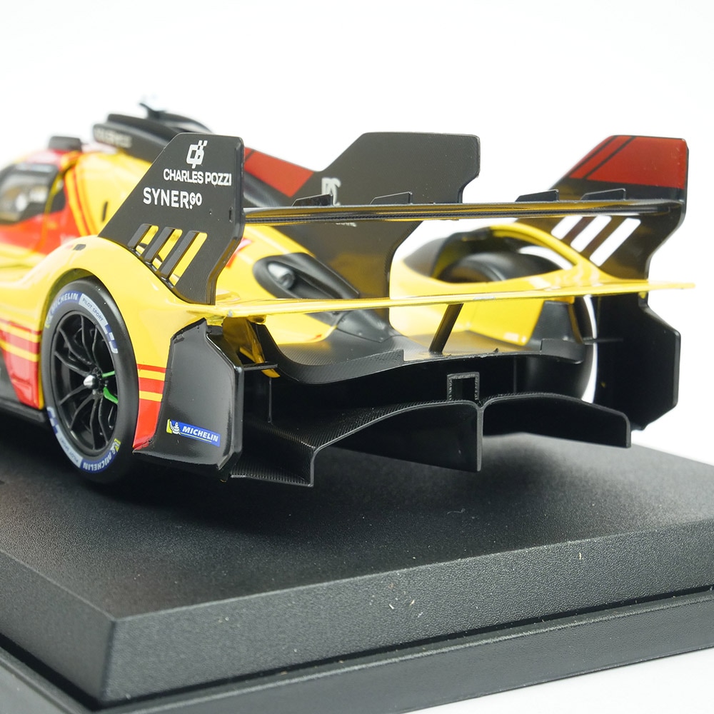 Bburago 1/18スケール フェラーリ 499P ル・マン 2024 #83 イエロー 18