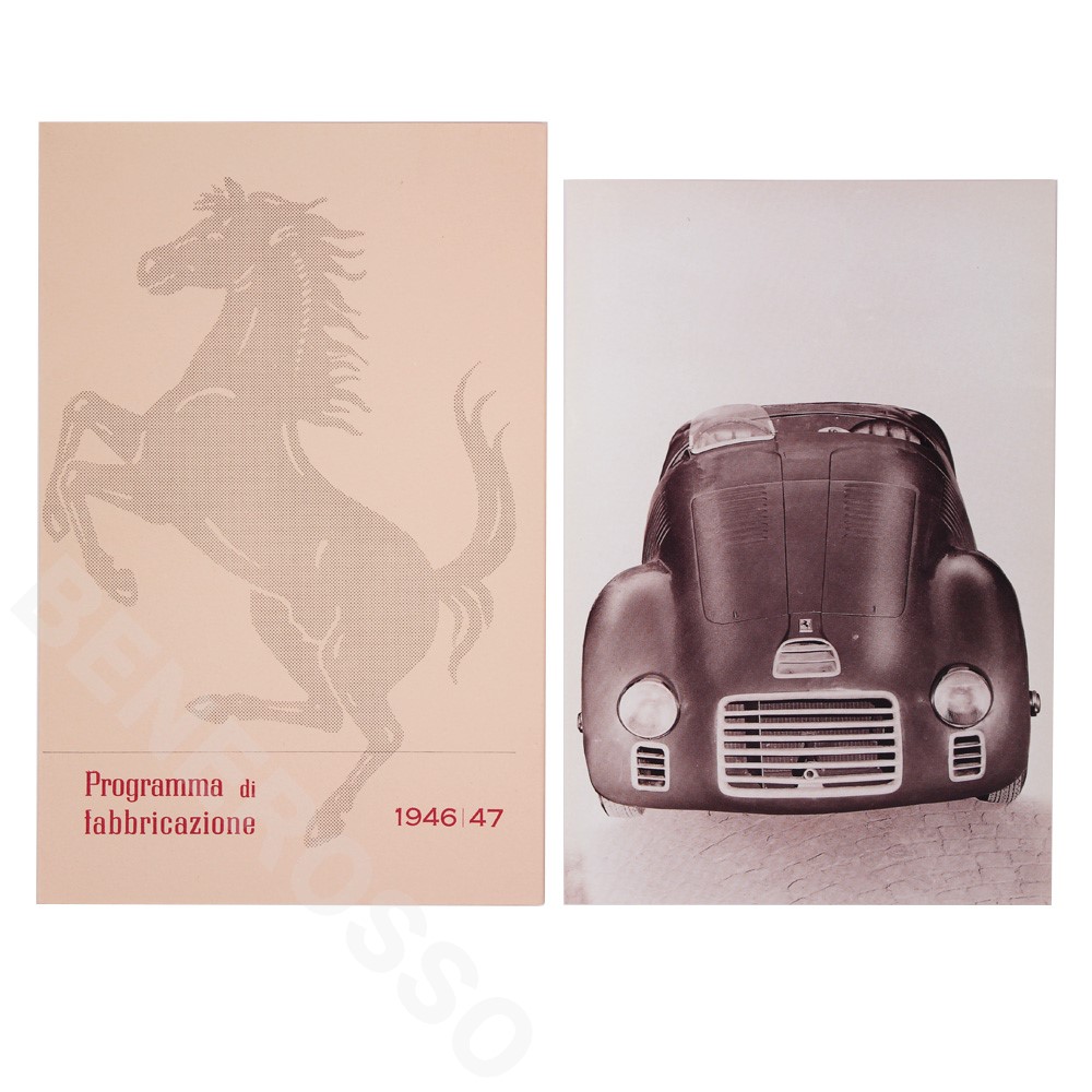 フェラーリ 1992 オリジナル プリント 1946-47 Ferrari 125シリーズ 1st プレスキット【返品・交換対象外】