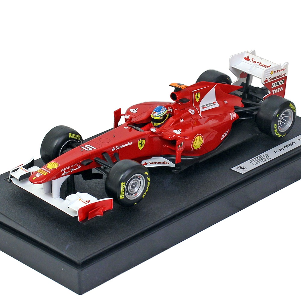 マテル 1/18スケール フェラーリ 150° ITALIA F.アロンソ MT1073W