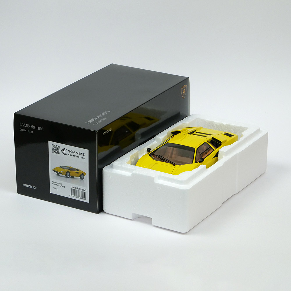 京商 1/18スケール ランボルギーニ カウンタック LP400S イエロー KS08320YT