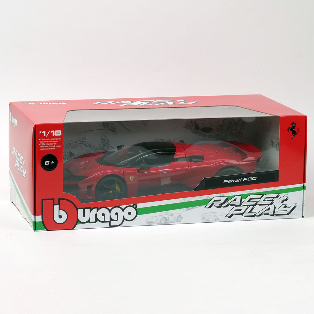 Bburago 1/18スケール フェラーリ F80 レッド 18-16022R | フェラーリ