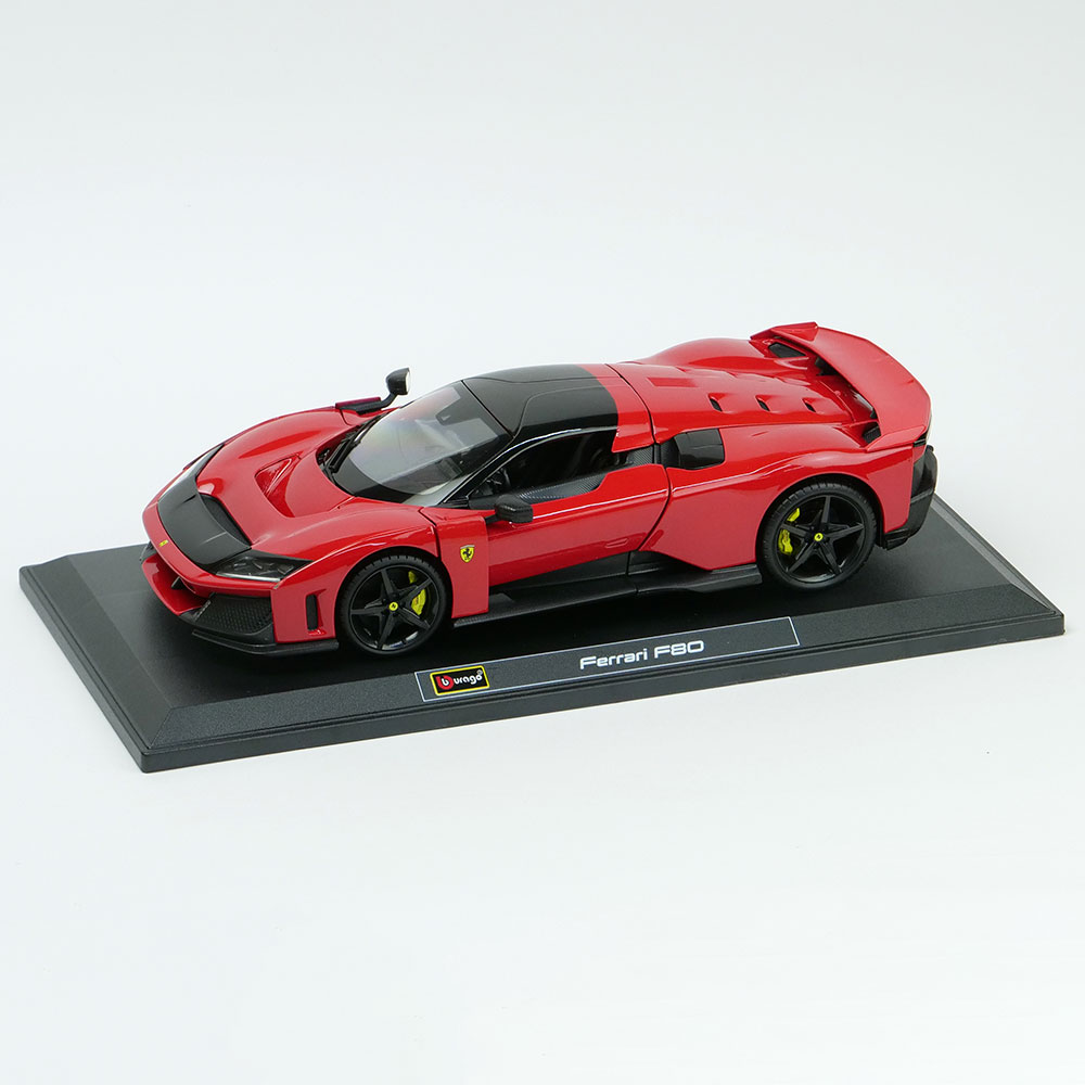 Bburago 1/18スケール フェラーリ F80 レッド 18-16022R | フェラーリ